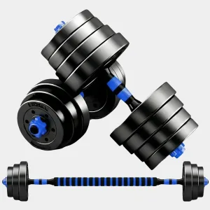 Bitumen Adjustable Dumbbells 2x 20kg