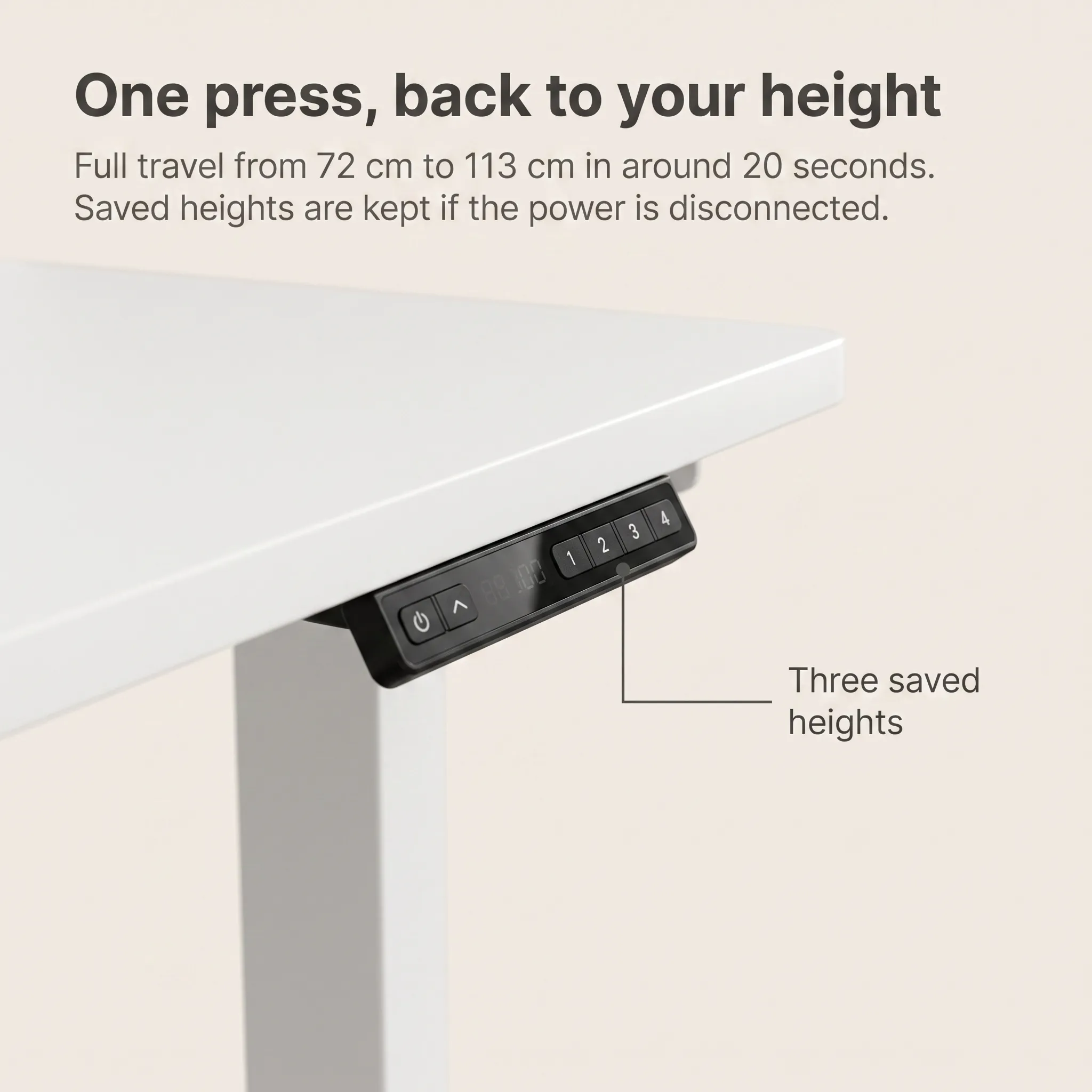 nissi 140cm standing desk and chair bundle product image 3