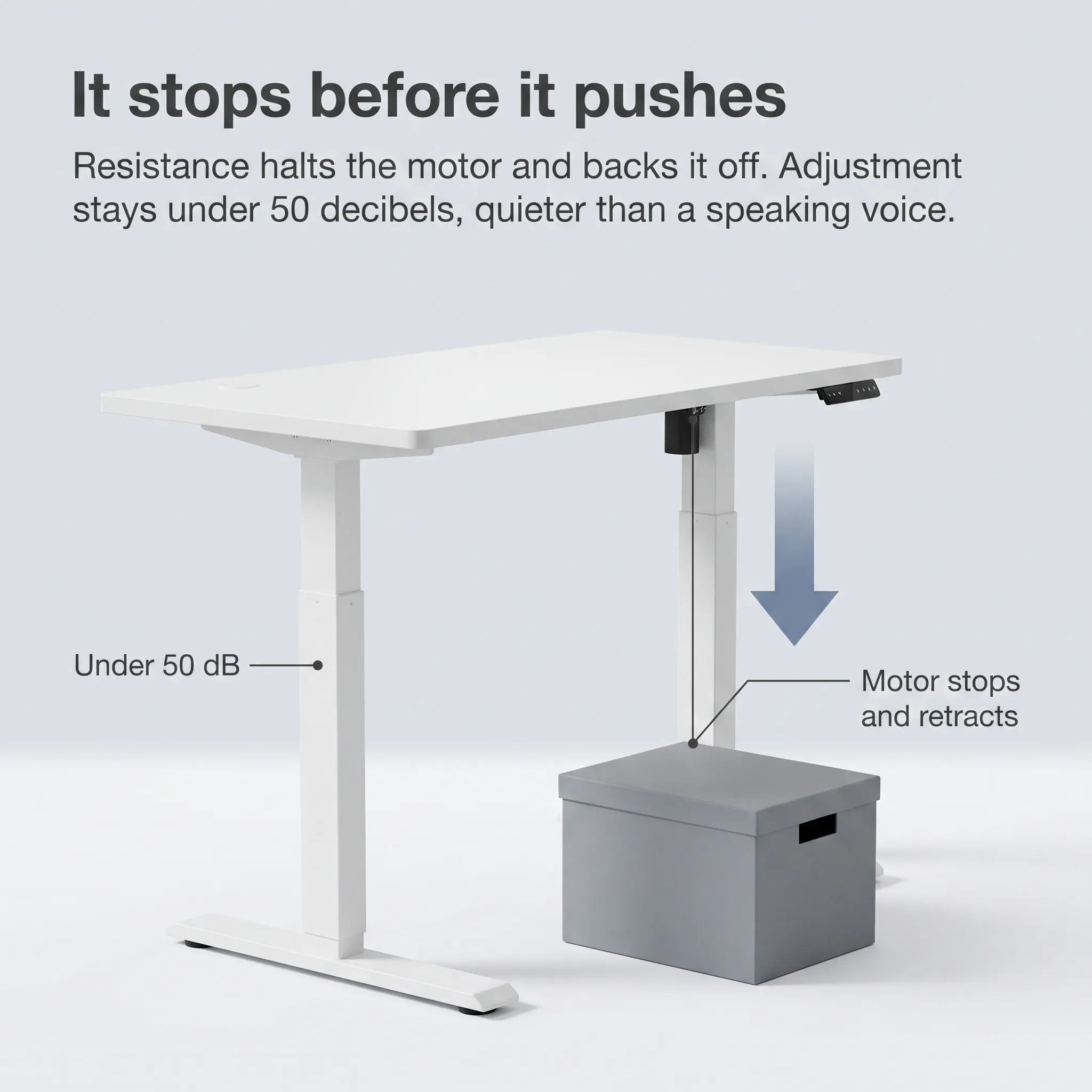 nissi 140cm standing desk and chair bundle product image 4